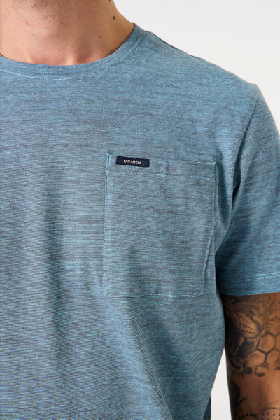 T-shirt (manches courtes) Turquoise - GARCIA