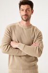 Pull col rond Beige - GARCIA