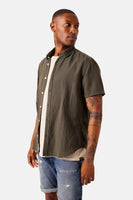 Chemise (manches courtes) KAHKI - GARCIA