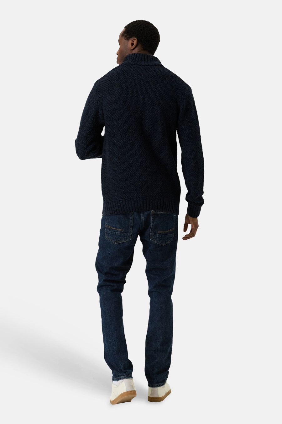 Trui met rolkraag blauw - GARCIA
