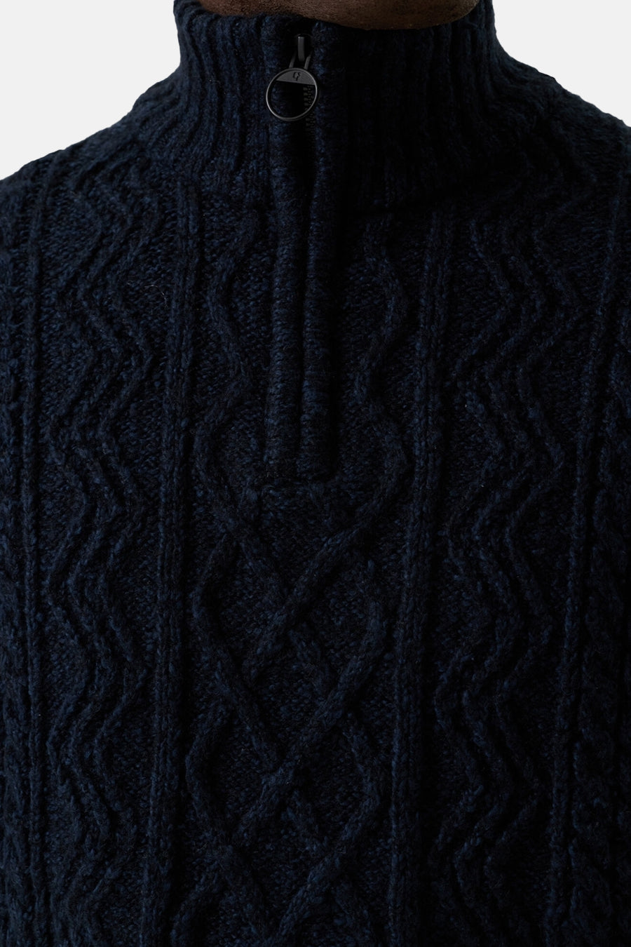 Trui met rolkraag blauw - GARCIA