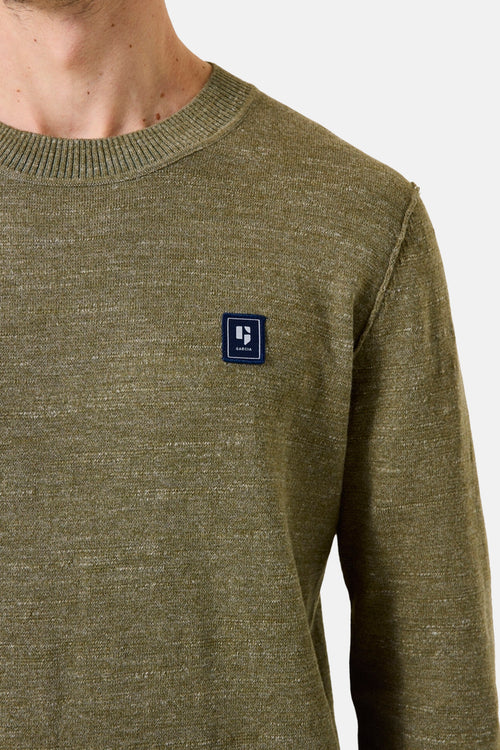 Pull col rond KAHKI - GARCIA