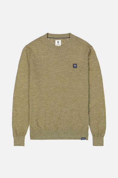 Pull à col rond - kahki