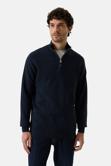 Trui met rolkraag blauw - GARCIA