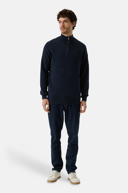 Trui met rolkraag blauw - GARCIA