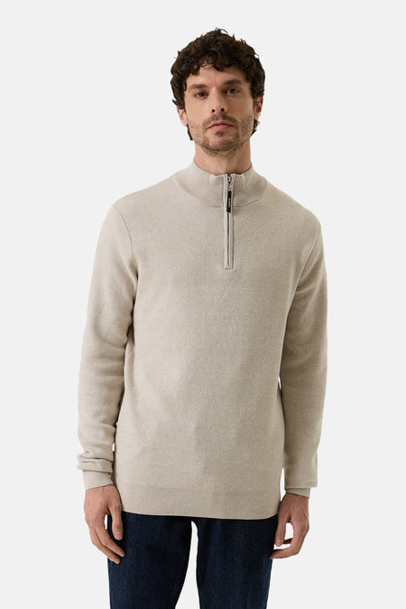 Trui met rolkraag beige - GARCIA