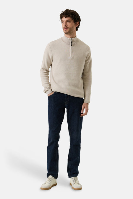 Trui met rolkraag beige - GARCIA