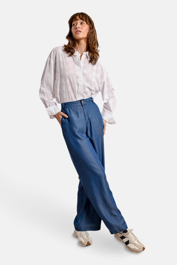 Pantalon MID BLUE DENIM - Molly Bracken