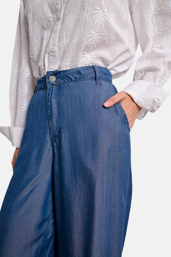 Pantalon MID BLUE DENIM - Molly Bracken