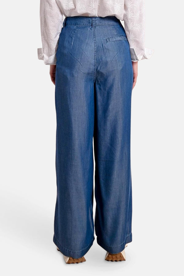 Pantalon MID BLUE DENIM - Molly Bracken